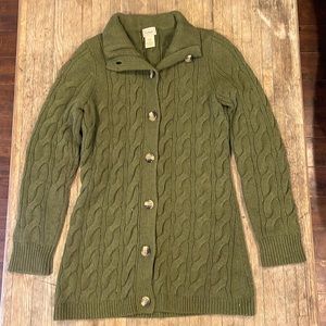 ⚡️L.L. Bean Button Up Wool Cardigan